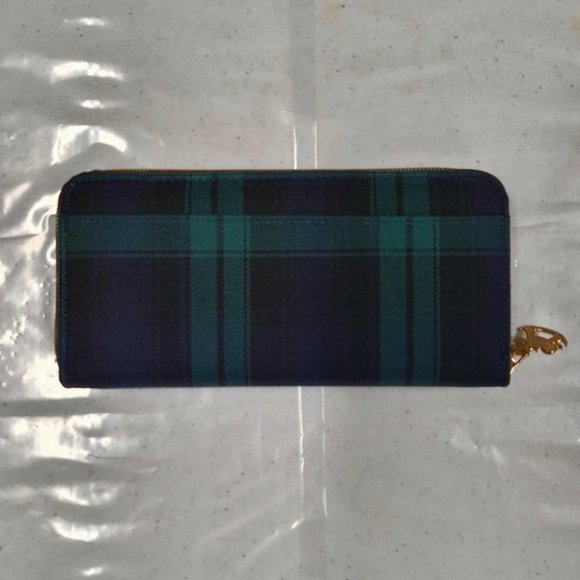 Waterproof Plaid Long Wallet Fits Phone & Bills - Picture 10 of 15